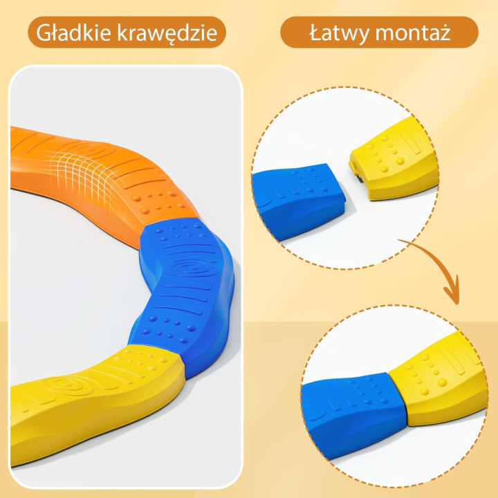 
						WOOPIE Równoważnia Modułowa Tor Ścieżka Sensoryczna Okrąg
					