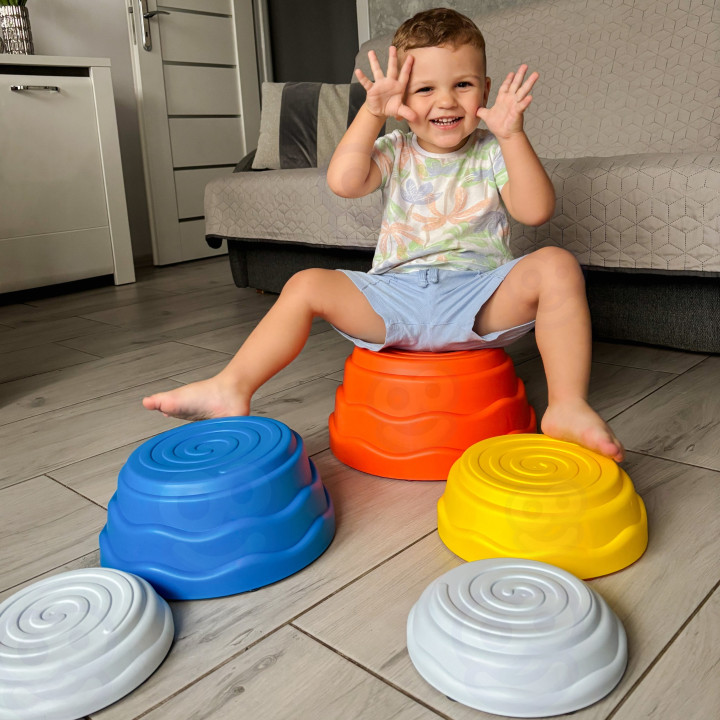 WOOPIE Kamienie Balansujące Sensoryczne Trening Równowagi 5 szt