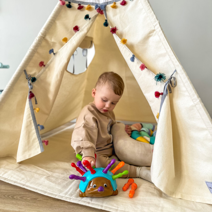 WOOPIE Gra Zręcznościowa Jeżyk Sorter Montessori Nauka Liczb i Kolorów