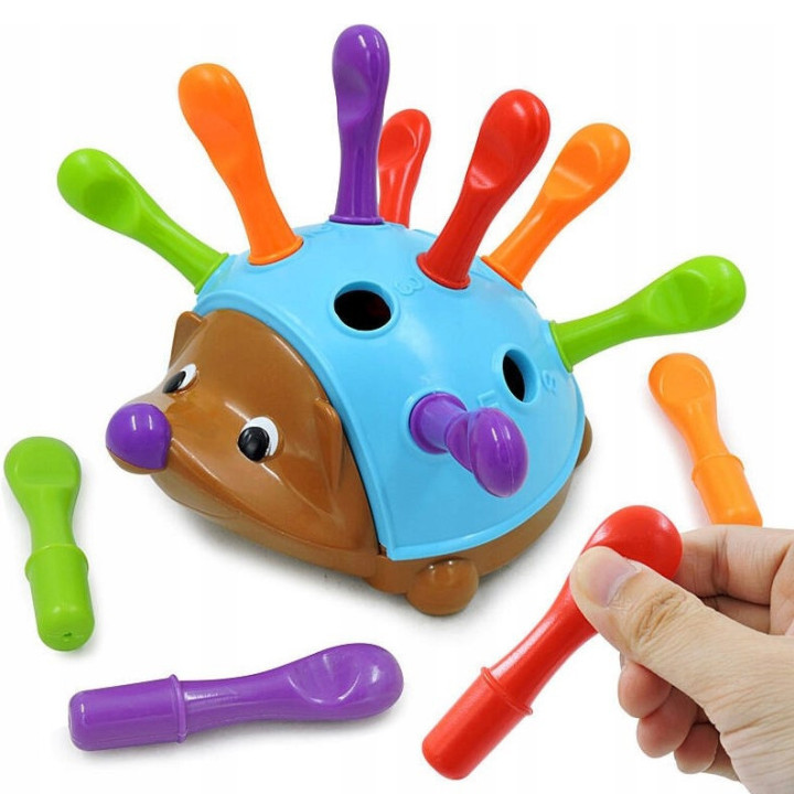 WOOPIE Gra Zręcznościowa Jeżyk Sorter Montessori Nauka Liczb i Kolorów
