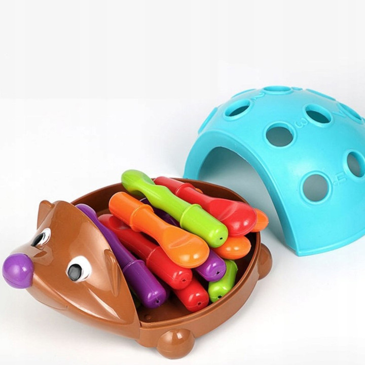 WOOPIE Gra Zręcznościowa Jeżyk Sorter Montessori Nauka Liczb i Kolorów