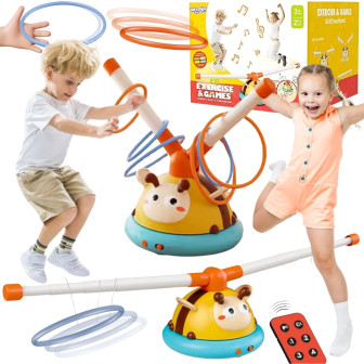 WOOPIE Gra Zręcznościowa Skakanka Automatyczna 2w1 Rzut do Celu Pszczó