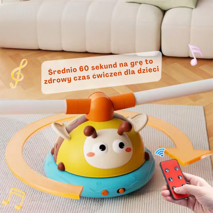 WOOPIE Gra Zręcznościowa Skakanka Automatyczna 2w1 Rzut do Celu Pszczó