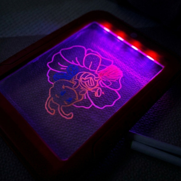 WOOPIE Magiczny Tablet Graficzny do Rysowania Neonowe Kolory