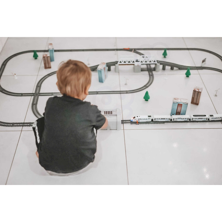 
						WOOPIE Kolejka Elektryczna Ogromny 914 cm Tor Most Tunel 86 el.
					
