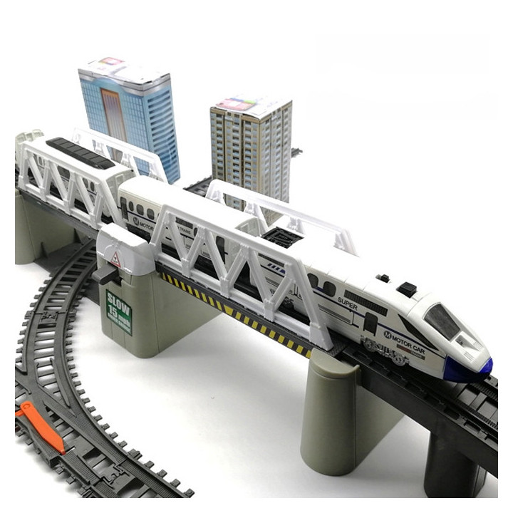
						WOOPIE Kolejka Elektryczna Ogromny 914 cm Tor Most Tunel 86 el.
					