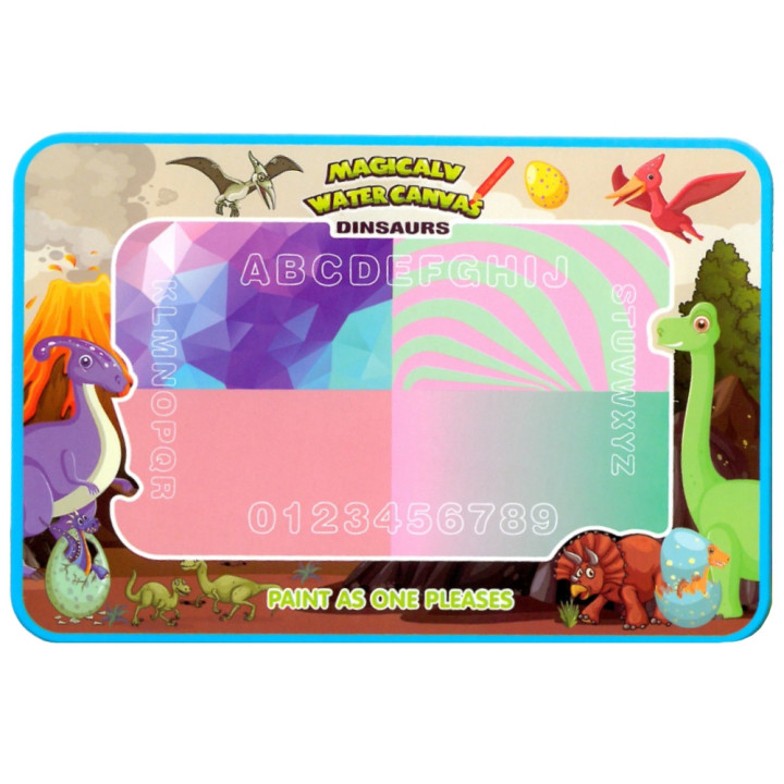 WOOPIE Magiczna Mata Wodna do Malowania XXL Pieczątki Cyferki 100x80 c