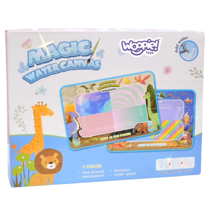 WOOPIE Magiczna Mata Wodna do Malowania XXL Pieczątki Cyferki 100x80 c