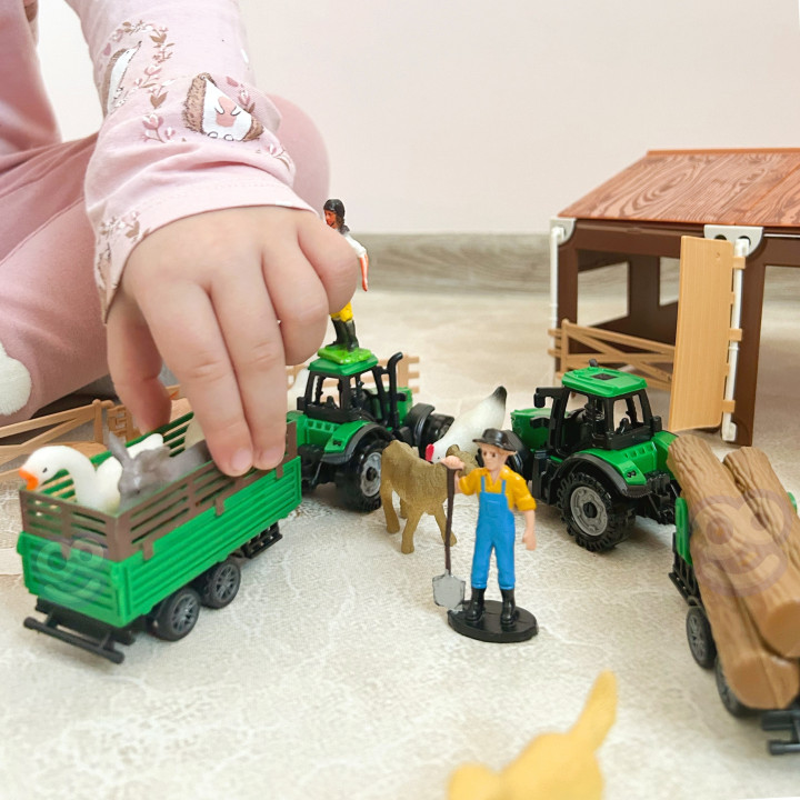 WOOPIE Zestaw Mały Farmer XL Figurki Gospodarstwo