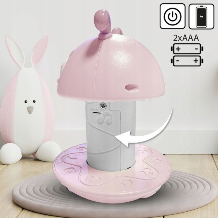 WOOPIE Baby Wańka Wstańka Zabawka Sensoryczna 2w1 Grzechotka Gryzak Ró
