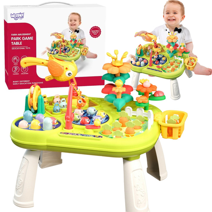 
						WOOPIE BABY Interaktywny Multistolik Edukacyjny 8w1 Montessori
					