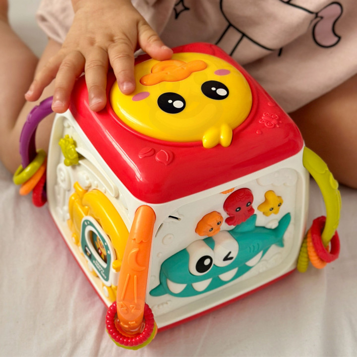 WOOPIE BABY Interaktywna Kostka Edukacyjna Wielofunkcyjna 18m+