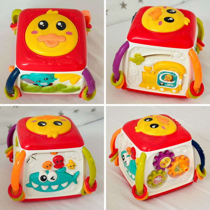 WOOPIE BABY Interaktywna Kostka Edukacyjna Wielofunkcyjna 18m+