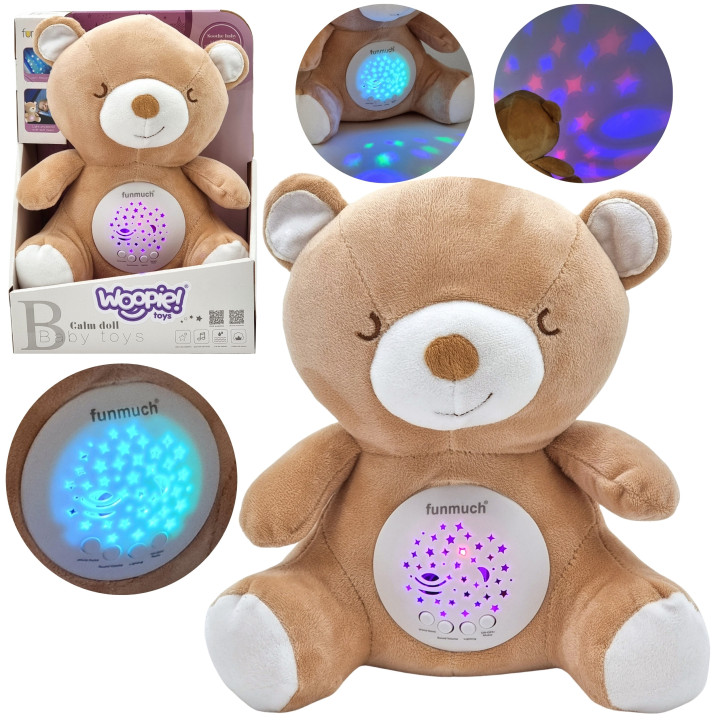 
						WOOPIE BABY Przytulanka Usypiacz Projektor 2w1 Miś - 10 Kołysanek
					