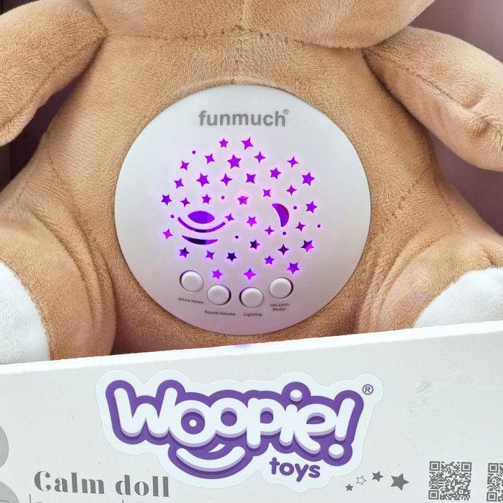 
						WOOPIE BABY Przytulanka Usypiacz Projektor 2w1 Miś - 10 Kołysanek
					