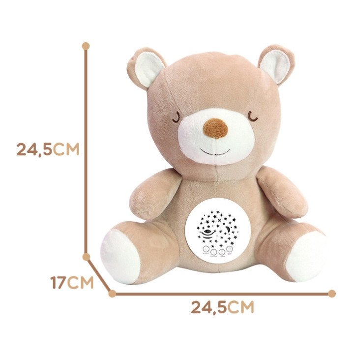 
						WOOPIE BABY Przytulanka Usypiacz Projektor 2w1 Miś - 10 Kołysanek
					