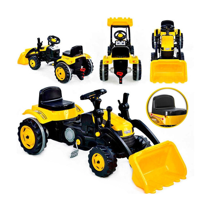 WOOPIE Traktor Na Pedały Farmer MaxTrac Classic Łyżka Spychacz