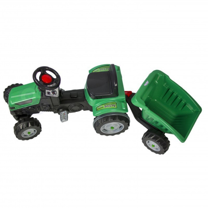 
						WOOPIE Traktor na Pedały Farmer GoTrac MAXI z Przyczepą Ciche Koła
					