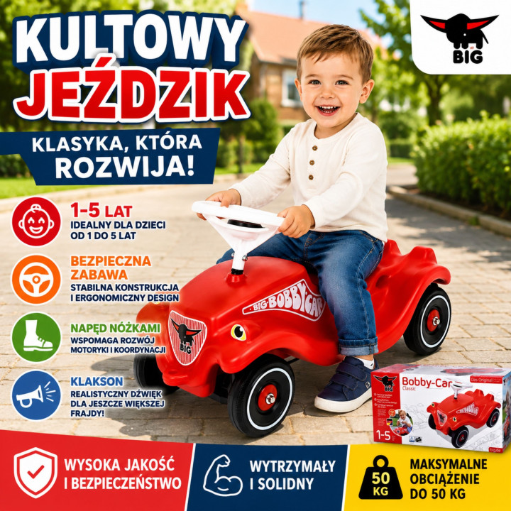 
						BIG Jeździk Odpychacz Bobby Car Classic
					