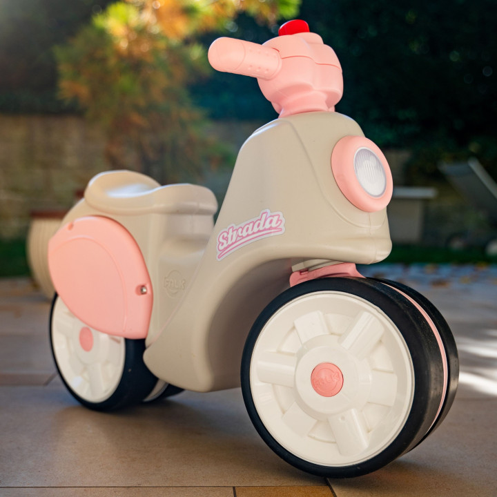 FALK Jeździk Scooter Strada Retro Dla Dziewczynki Ciche Opony od 1 Rok