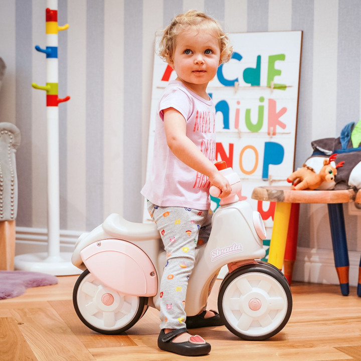FALK Jeździk Scooter Strada Retro Dla Dziewczynki Ciche Opony od 1 Rok