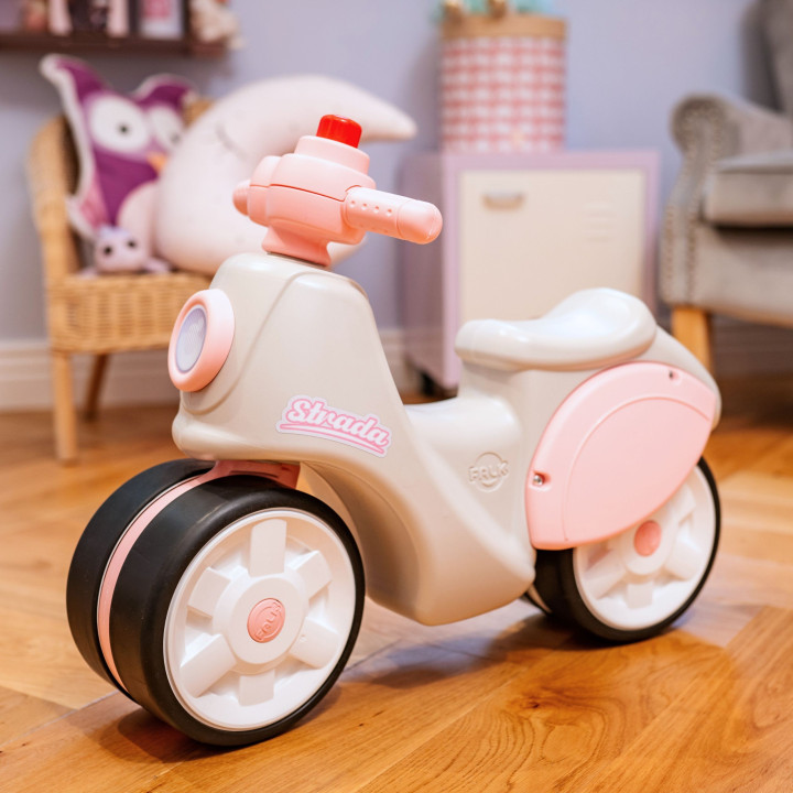 FALK Jeździk Scooter Strada Retro Dla Dziewczynki Ciche Opony od 1 Rok