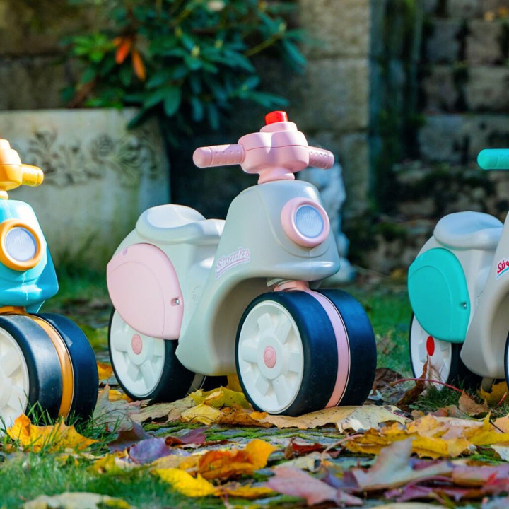 FALK Jeździk Scooter Strada Retro Dla Dziewczynki Ciche Opony od 1 Rok