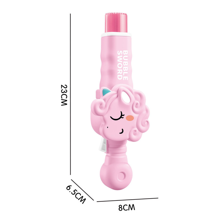 WOOPIE Magiczny Pistolet Na Bańki z Dymem Maszynka Do Baniek Jednoroże