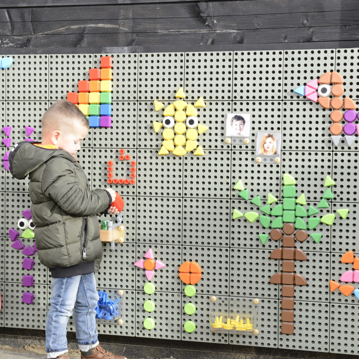 MASTERKIDZ Zestaw Kołeczki w kształcie figur geometrycznych 64szt do t