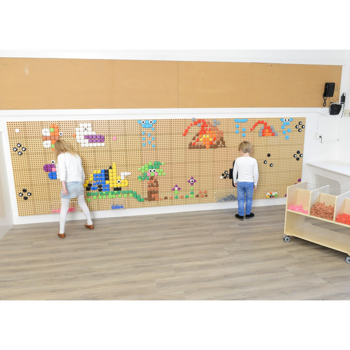 MASTERKIDZ Zestaw Kołeczki w kształcie figur geometrycznych 64szt do t