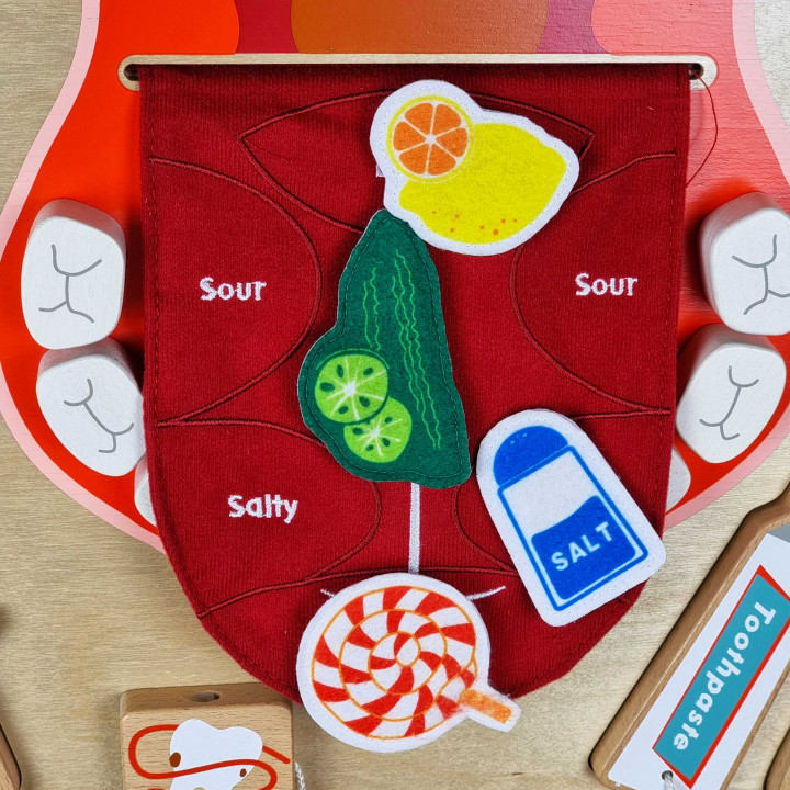 MASTERKIDZ Higiena Jamy Ustnej Ścienna Tablica Sensoryczna Flex Montes
