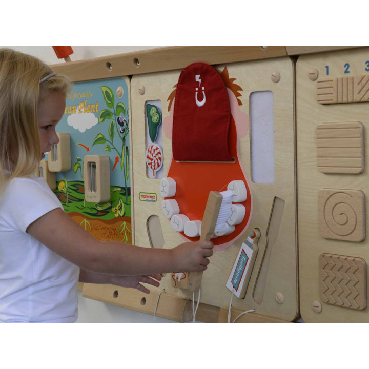 MASTERKIDZ Higiena Jamy Ustnej Ścienna Tablica Sensoryczna Flex Montes