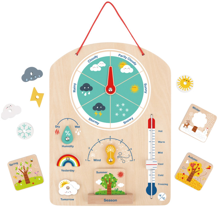 Tooky Toy Edukacyjne Pudełko Montessori Układanka Liczydło Tablica Pog