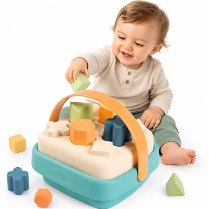 SMOBY Little Green Sorter w Koszyku Bioplastik