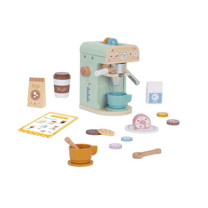 WOOPIE GREEN Drewniany Ekspres do Kawy Cukiernia Barista 25 el.
