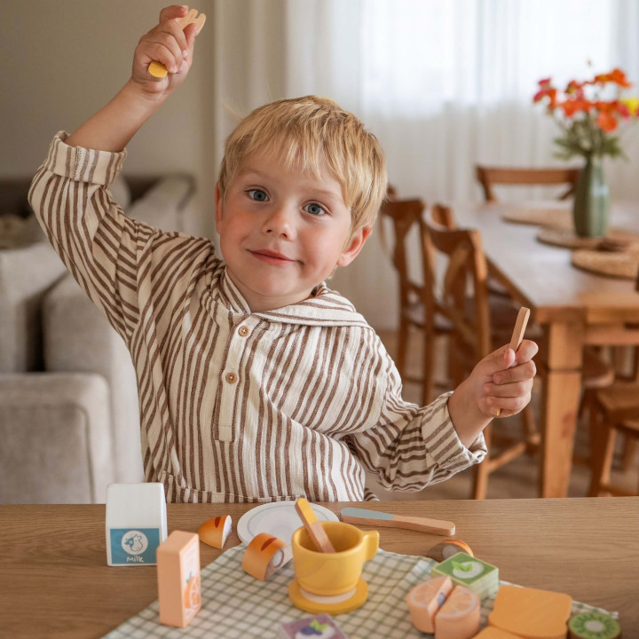 TOOKY TOY Zestaw Piknikowy Jedzenie Do Krojenia Na Rzepy Zestaw Śniada