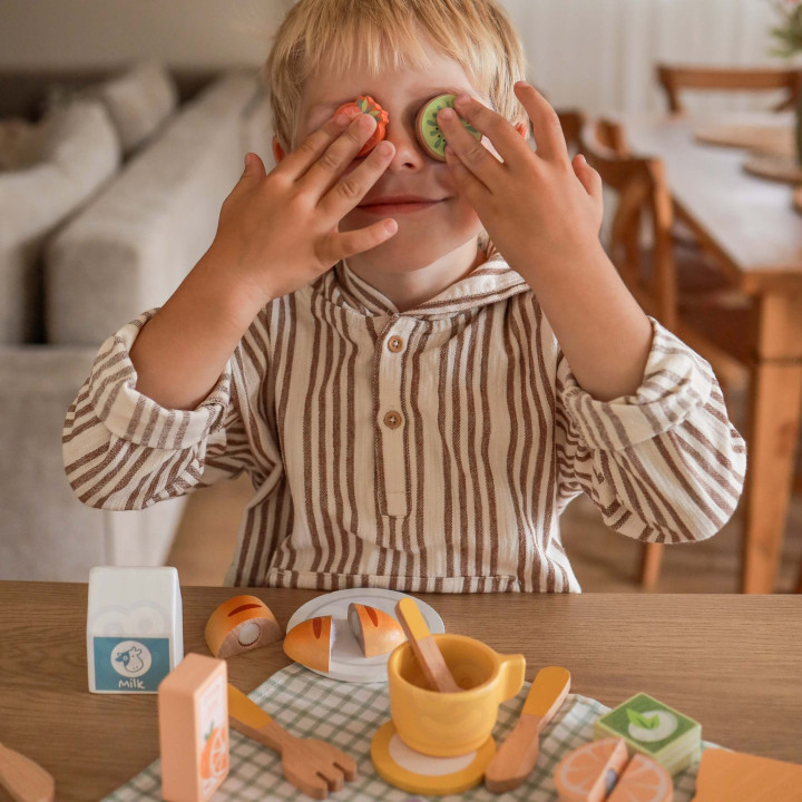 TOOKY TOY Zestaw Piknikowy Jedzenie Do Krojenia Na Rzepy Zestaw Śniada