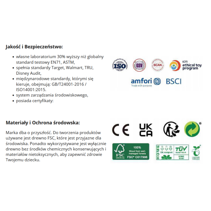 CLASSIC WORLD Pchacz Kaczuszka Drewniany Dla Dzieci