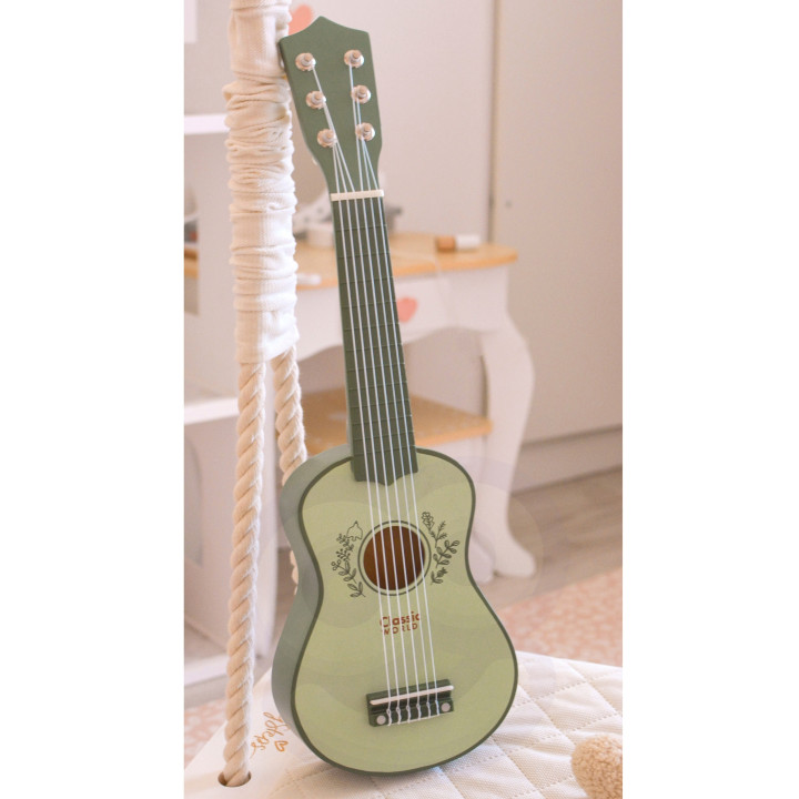 CLASSIC WORLD Drewniana Gitara dla Dzieci Vintage Instrument Muzyczny 