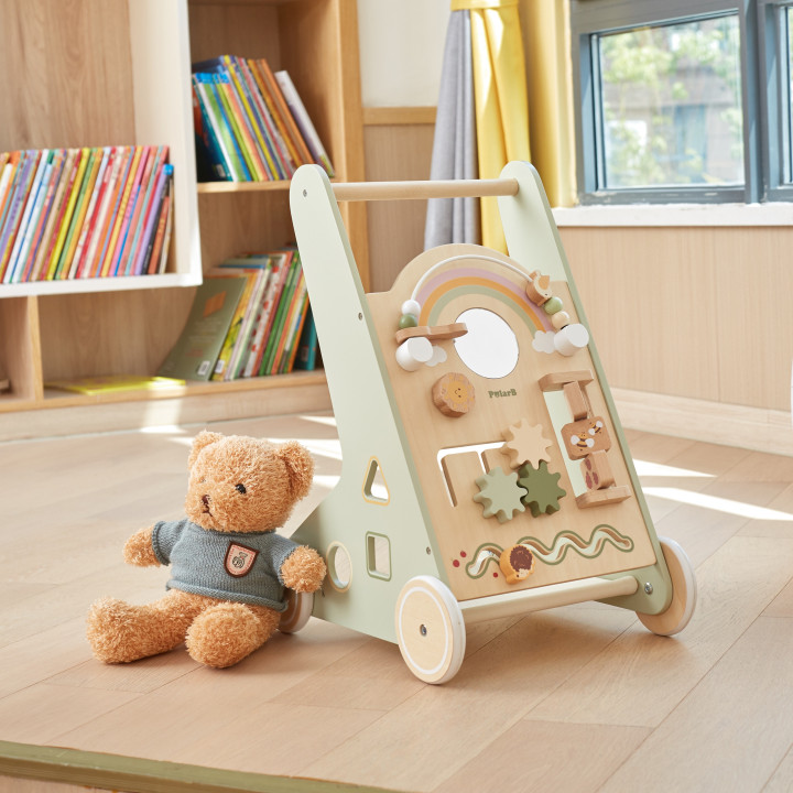
						VIGA PolarB Drewniany Pchacz Chodzik Zielony Edukacyjny
					