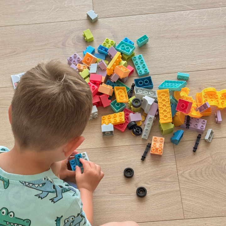 WOOPIE Duże Klocki Konstrukcyjne Edukacyjne dla Dzieci 86 el. - Wyparz