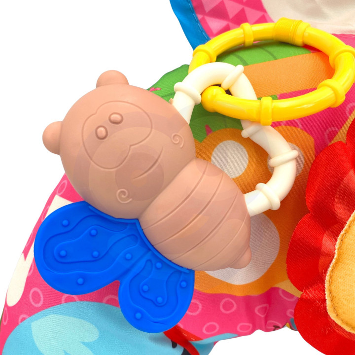 WOOPIE BABY Poduszka Rogal Interaktywna Mata Edukacyjna Grzechotka Gry