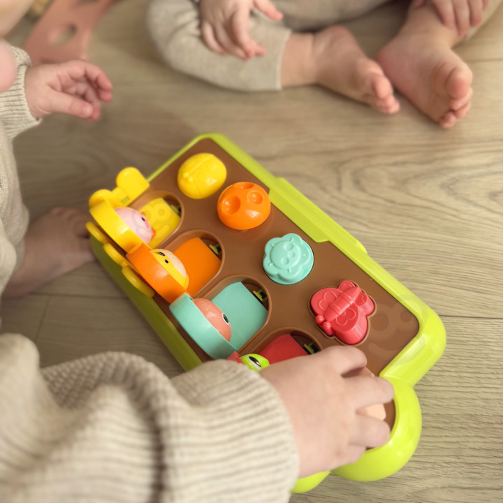 WOOPIE BABY Zabawka Edukacyjna Wyskakujące Zwierzątka Szczęśliwa Farma