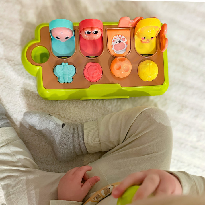 WOOPIE BABY Zabawka Edukacyjna Wyskakujące Zwierzątka Szczęśliwa Farma