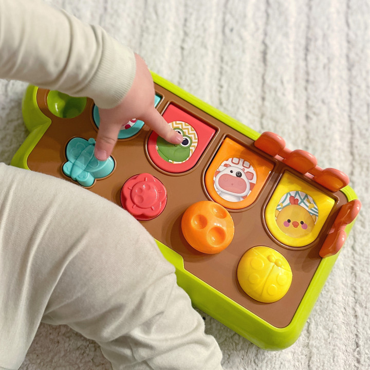 WOOPIE BABY Zabawka Edukacyjna Wyskakujące Zwierzątka Szczęśliwa Farma