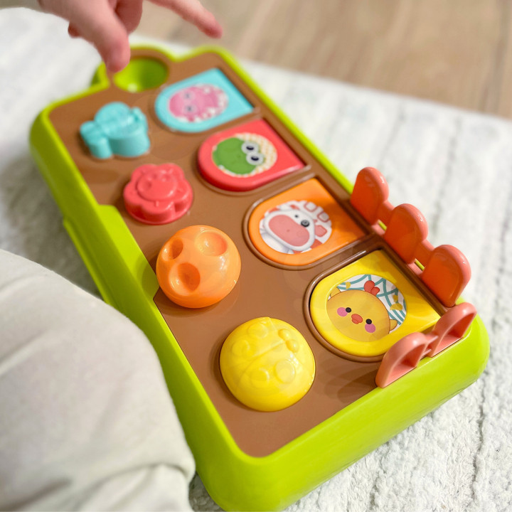 WOOPIE BABY Zabawka Edukacyjna Wyskakujące Zwierzątka Szczęśliwa Farma