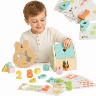 CLASSIC WORLD Pastelowy Zestaw dla Niemowląt Box Pierwsze Zabawki do N