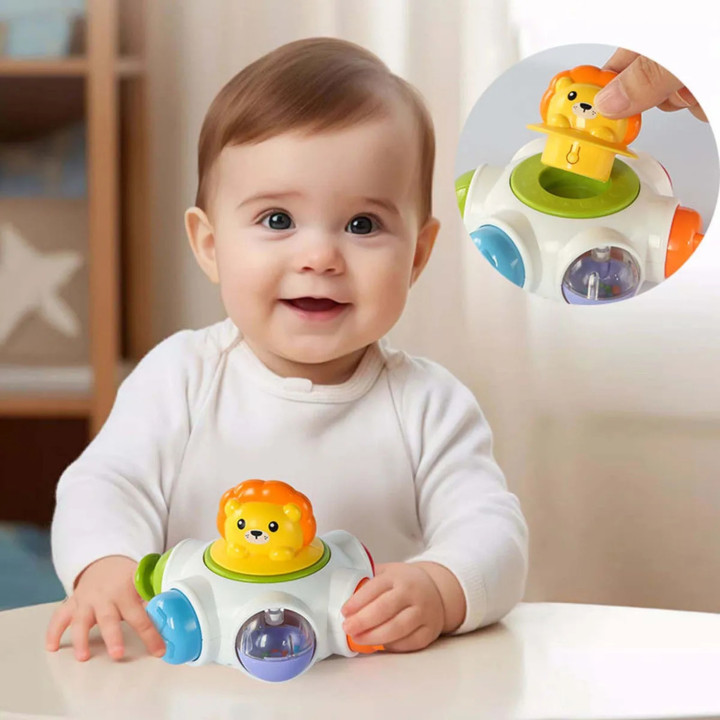 WOOPIE BABY Kosmiczna Rakieta Aktywności - Edukacyjna Kostka Sensorycz