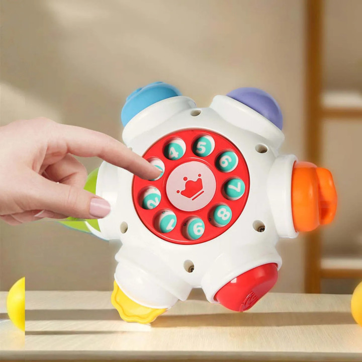 WOOPIE BABY Kosmiczna Rakieta Aktywności - Edukacyjna Kostka Sensorycz