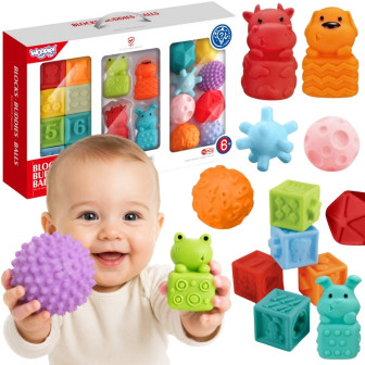 WOOPIE BABY Sensory Puzzles Squeeze Puzzle Sound Learning to Count 20 